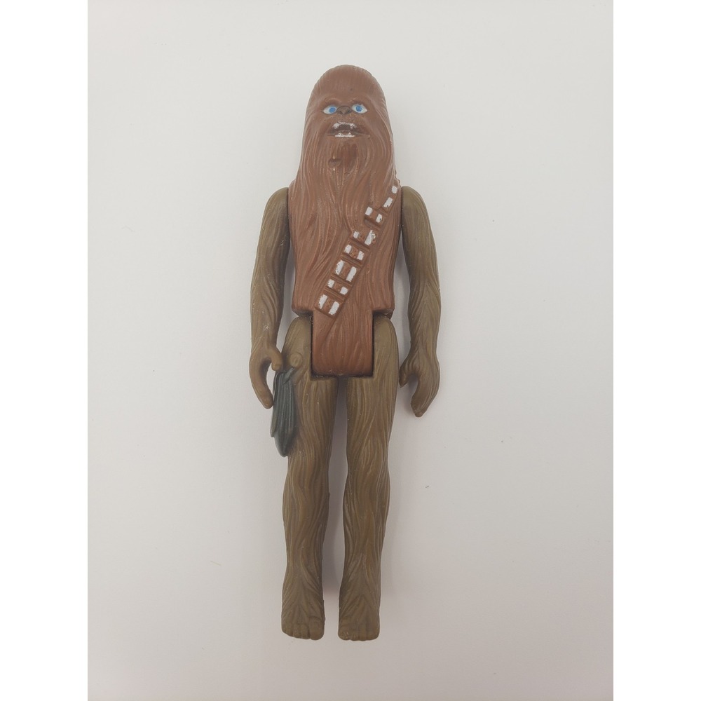 Kenner Chewbacca Action Figure 1977 Hong Kong COO V3 Green Limbs Star Wars